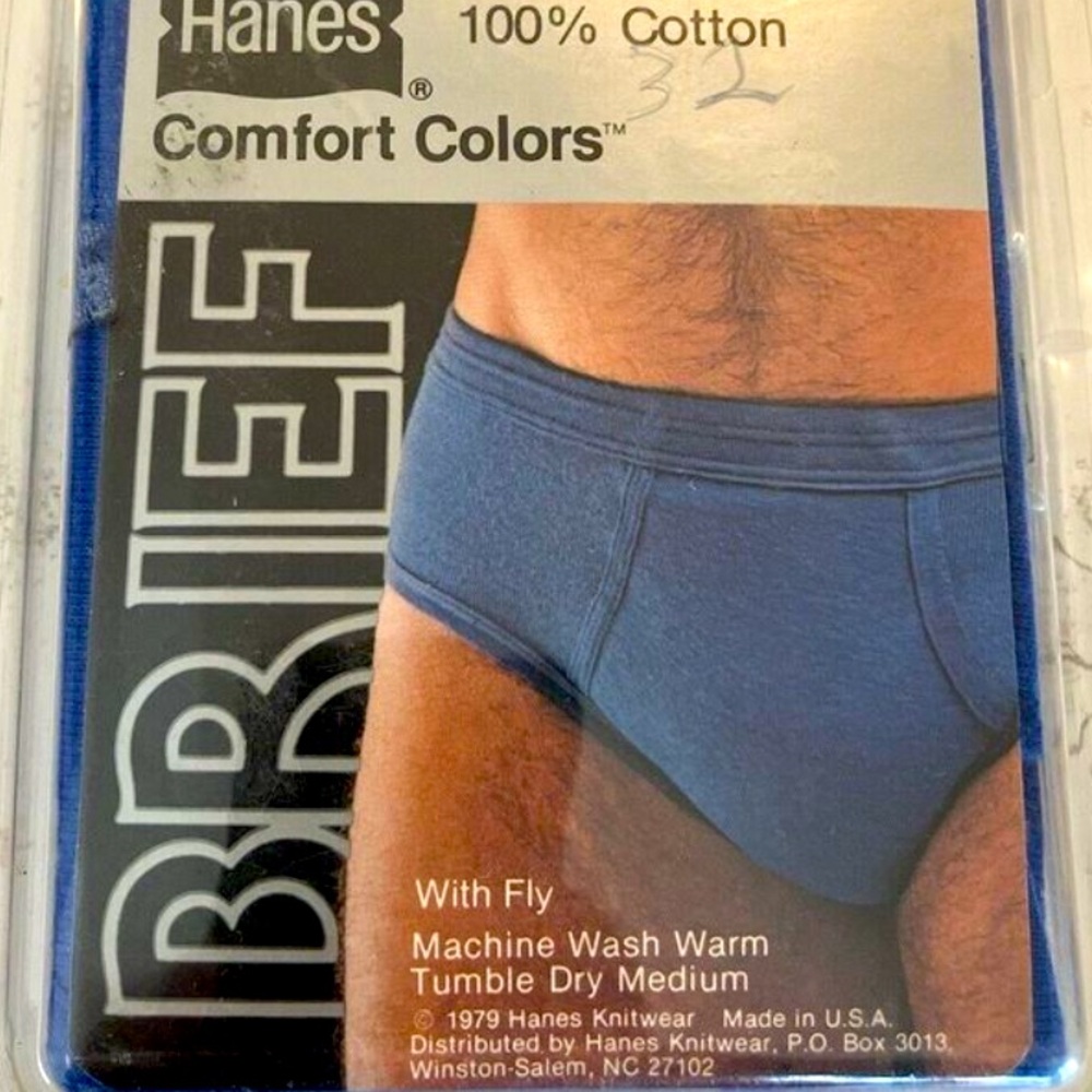1979 Hanes Cotton Brief- RARE‼️VINTAGE ‼️